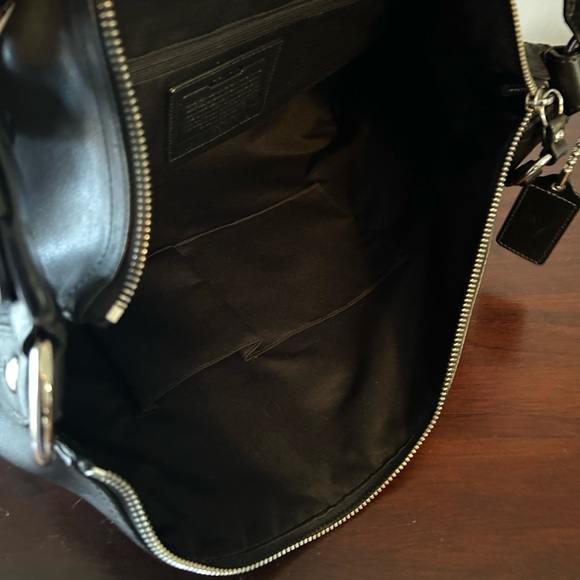 Coach Black Leather Hobo Bag - Picture 15 of 16